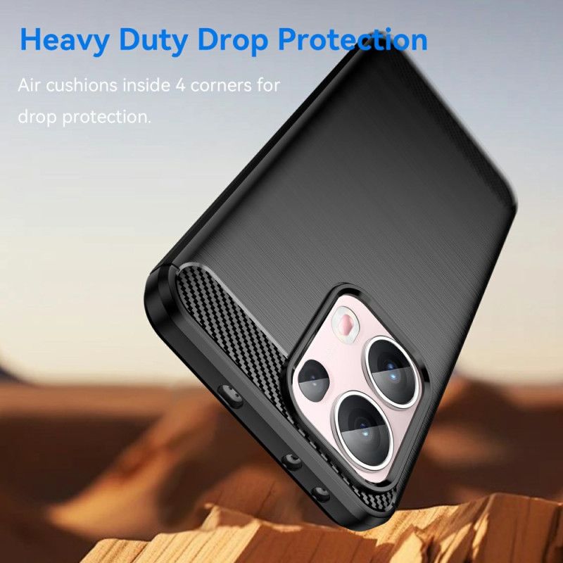 Kuori Oppo Reno 13 Pro 5g Harjattu Hiilikuitu Suojakuori