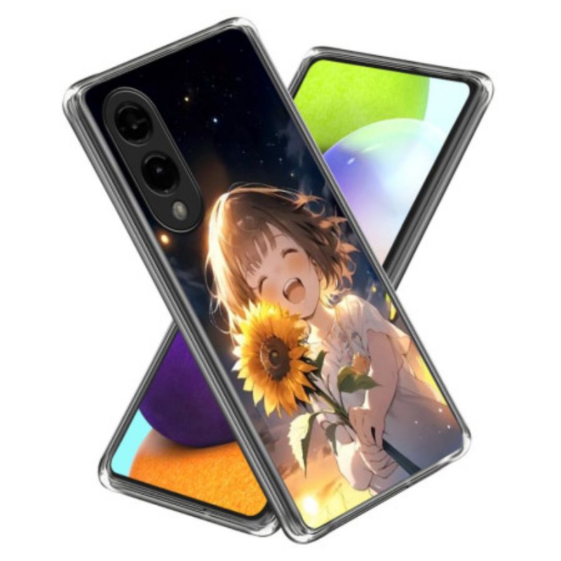 Case Samsung Galaxy S25 5g Edge Puhelinkuoret Auringonkukkatyttö