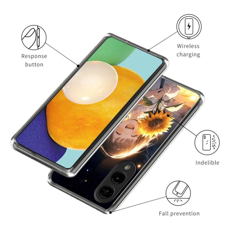 Case Samsung Galaxy S25 5g Edge Puhelinkuoret Auringonkukkatyttö