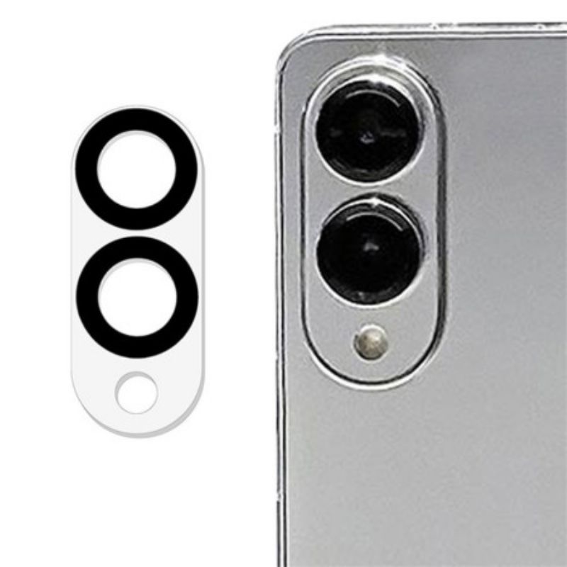 Karkaistusta Lasista Valmistettu Linssisuoja Samsung Galaxy S25 Edgelle (musta Pyöreä Muotoilu)