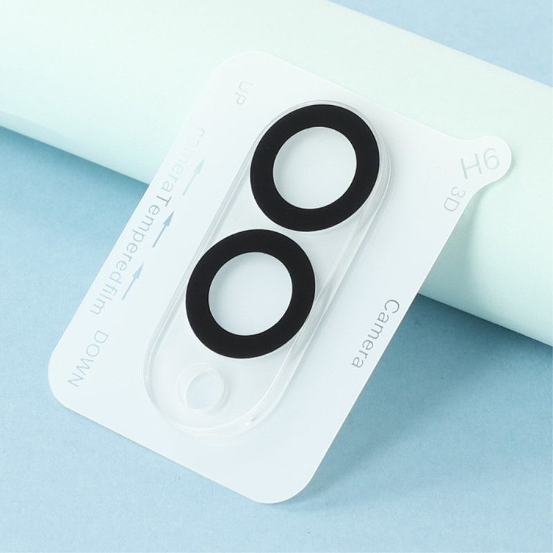 Karkaistusta Lasista Valmistettu Linssisuoja Samsung Galaxy S25 Edgelle (musta Pyöreä Muotoilu)