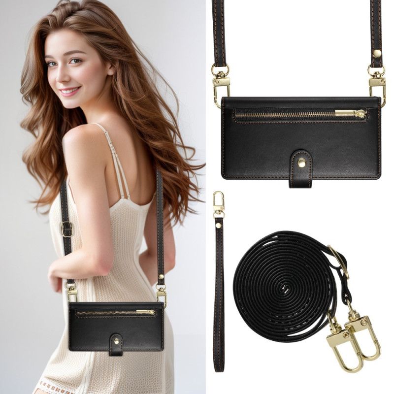 Kuoret Samsung Galaxy S25 5g Edge Lompakko Hihnoilla