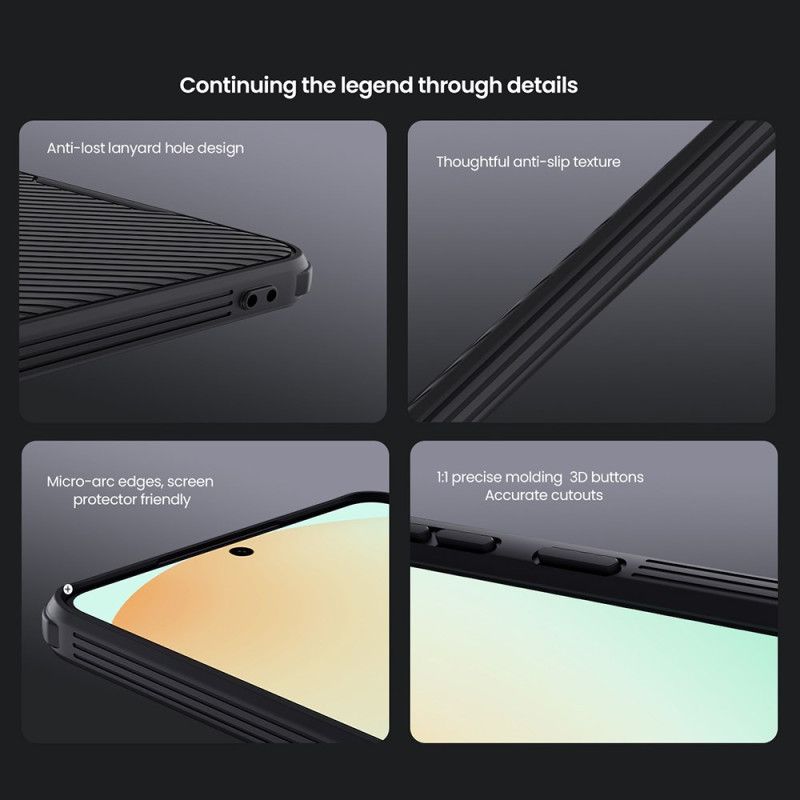 Kuori Samsung Galaxy S25 5g Edge Camshield Pro Liukuvalla Kamerasuojalla Nillkin