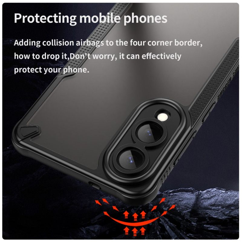 Kuori Samsung Galaxy S25 5g Edge Harjattu Läpikuultava