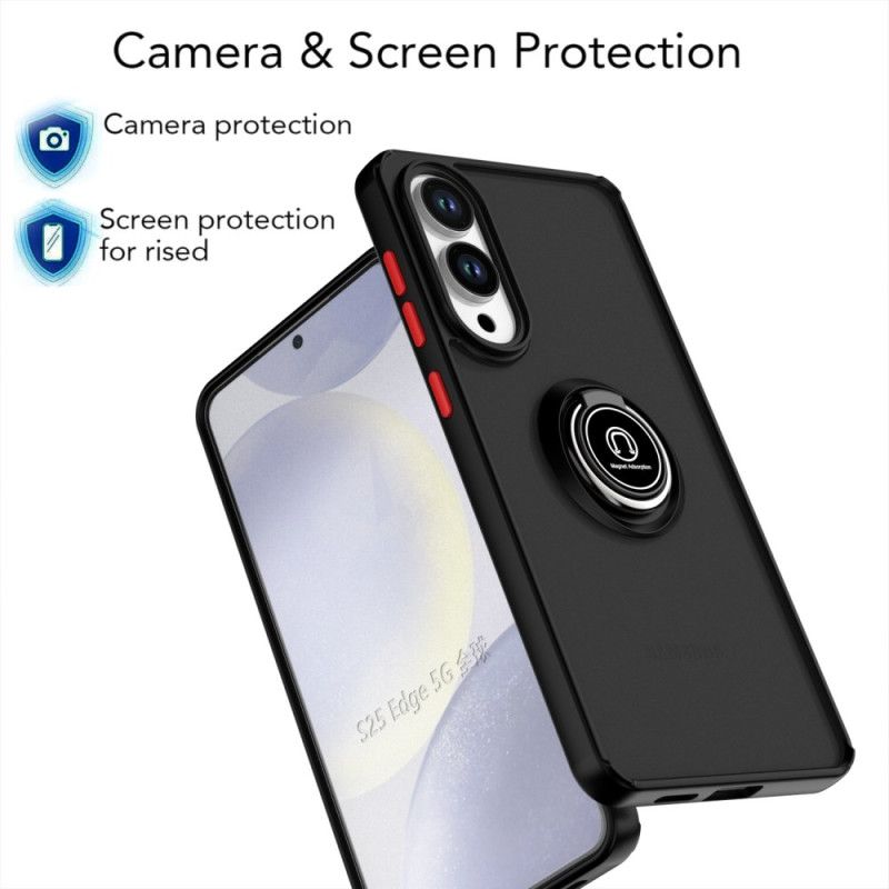 Kuori Samsung Galaxy S25 5g Edge Iskunkestävä Sormuskotelo