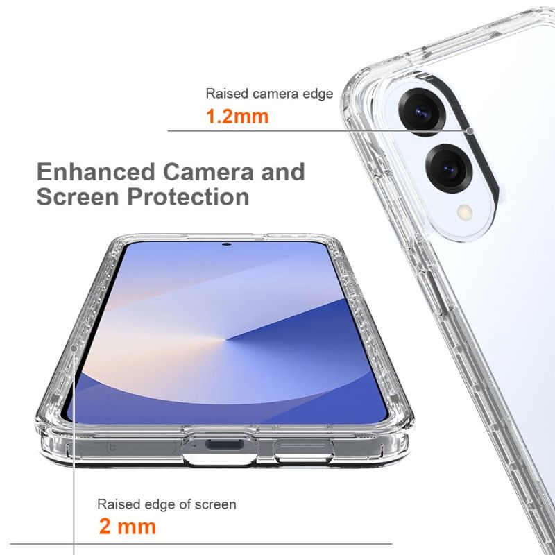 Kuori Samsung Galaxy S25 5g Edge Läpinäkyvä 2-in-1 Suojakuori