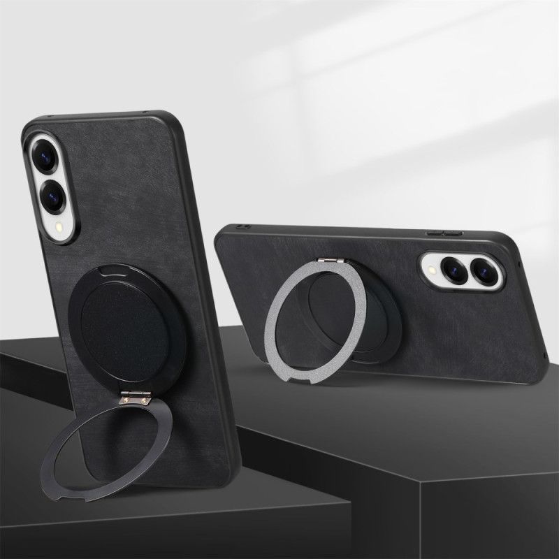 Kuori Samsung Galaxy S25 5g Edge Mokkanahkakuvio Kääntyvällä Jalustalla