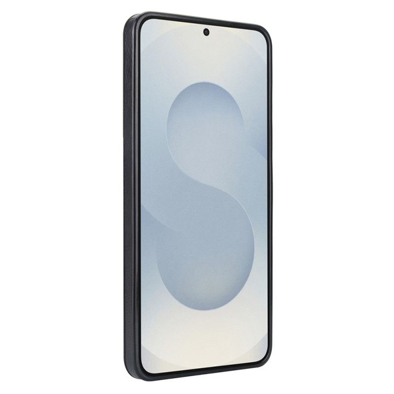 Kuori Samsung Galaxy S25 5g Edge Nahkajäljitelmä Ja Kortti Teline Suojakuori