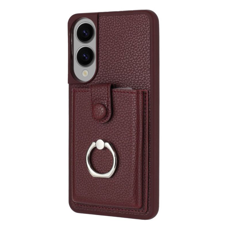 Kuori Samsung Galaxy S25 5g Edge Sormuskotelo Ja Korttikotelo