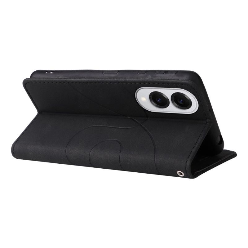 Nahkakotelo Samsung Galaxy S25 5g Edge Kaksisävyinen Aaltoilu