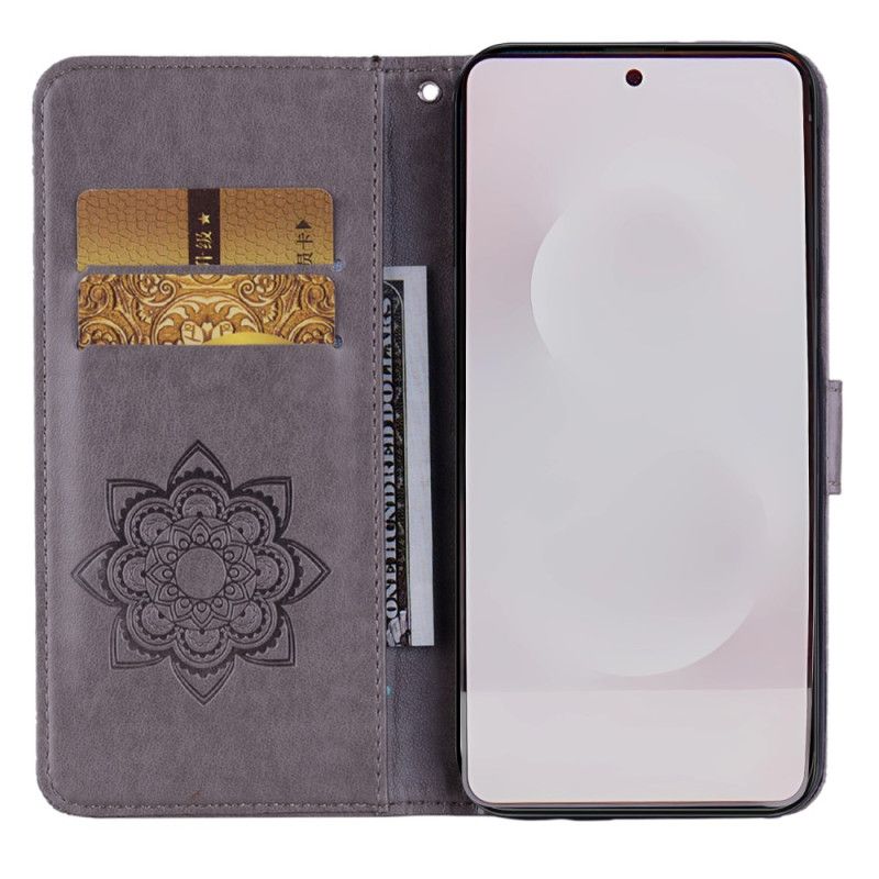 Nahkakotelo Samsung Galaxy S25 5g Edge Pöllöt Ja Hihna