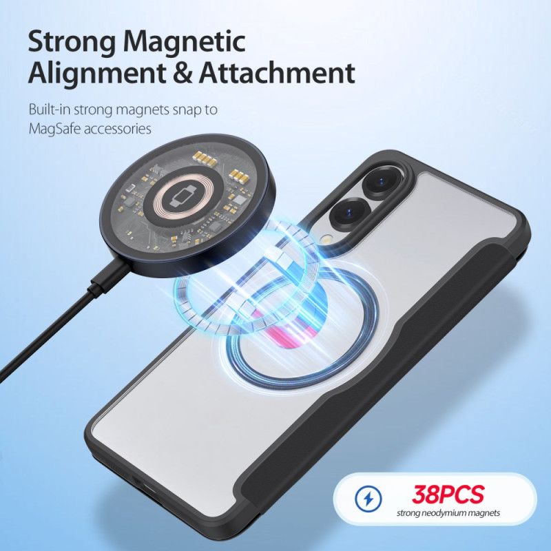 Nahkakotelo Samsung Galaxy S25 5g Edge Puhelinkuoret Dux Ducis Pro -sarjan Suojakuori X