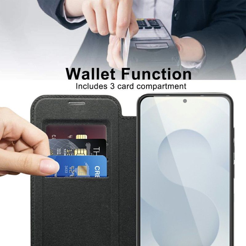 Nahkakotelo Samsung Galaxy S25 5g Edge Puhelinkuoret Magsafe-yhteensopiva Rfid-suojauksen Kanssa