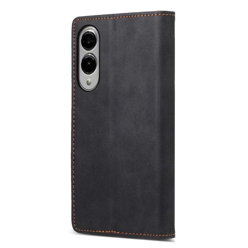 Nahkakotelo Samsung Galaxy S25 5g Edge Rfid-suojattu Tekonahka Suojakuori