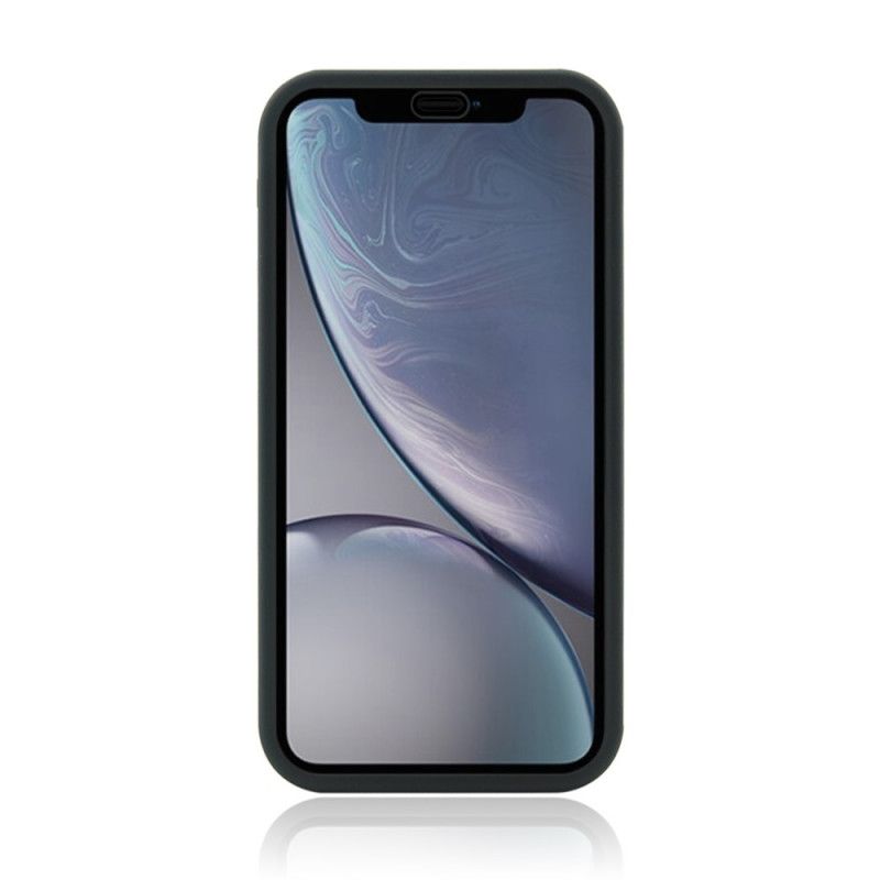 Kuori iPhone XR Magenta Musta Vedenkestävä