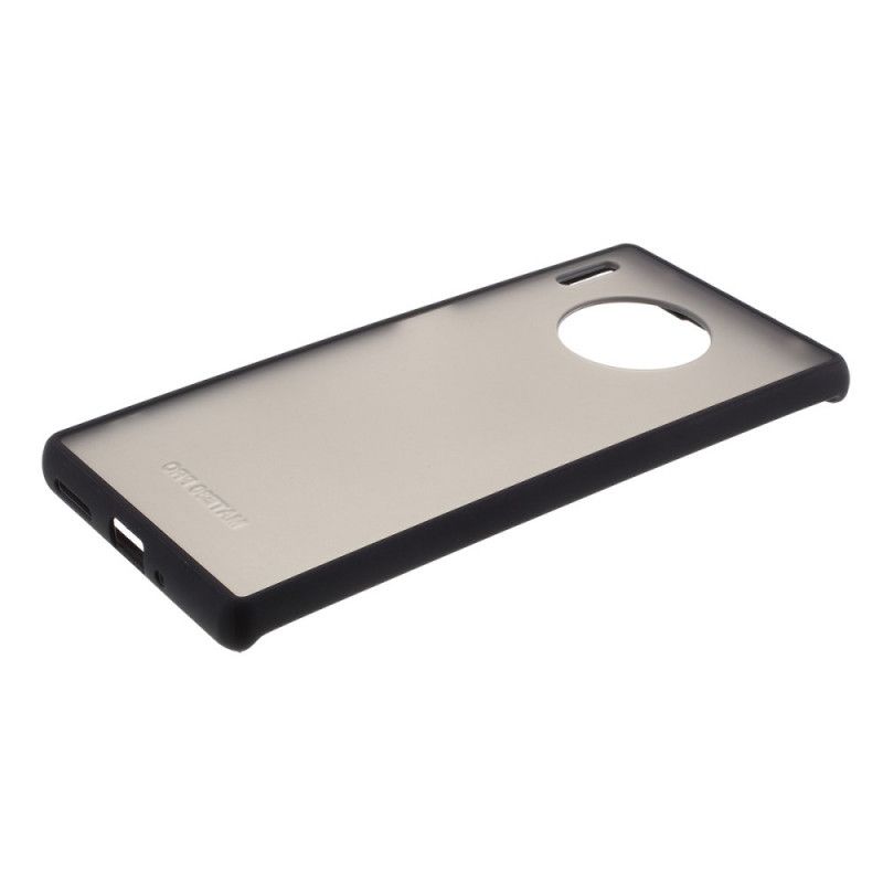Case Kuoret Huawei Mate 30 Pro Valkoinen Musta Puhelinkuoret Läpinäkyvä Värillinen Ääriviiva