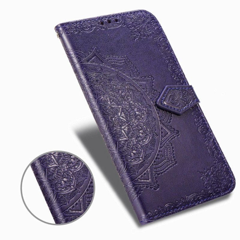 Kotelot Huawei Mate 30 Pro Harmaa Musta Keski-Ikäinen Mandala
