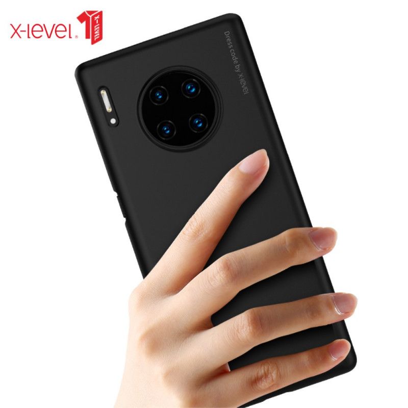 Kuori Huawei Mate 30 Pro Kulta Musta X-Tason Erittäin Hieno Himmeä