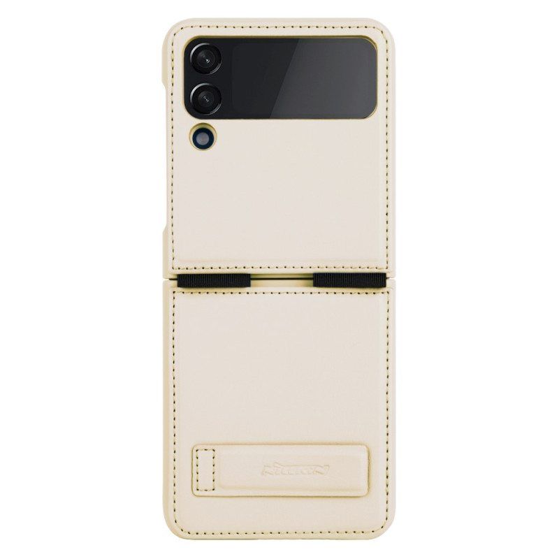 Kuori Samsung Galaxy Z Flip 4 Kotelot Flip Nahka Ja Pidike Nillkin