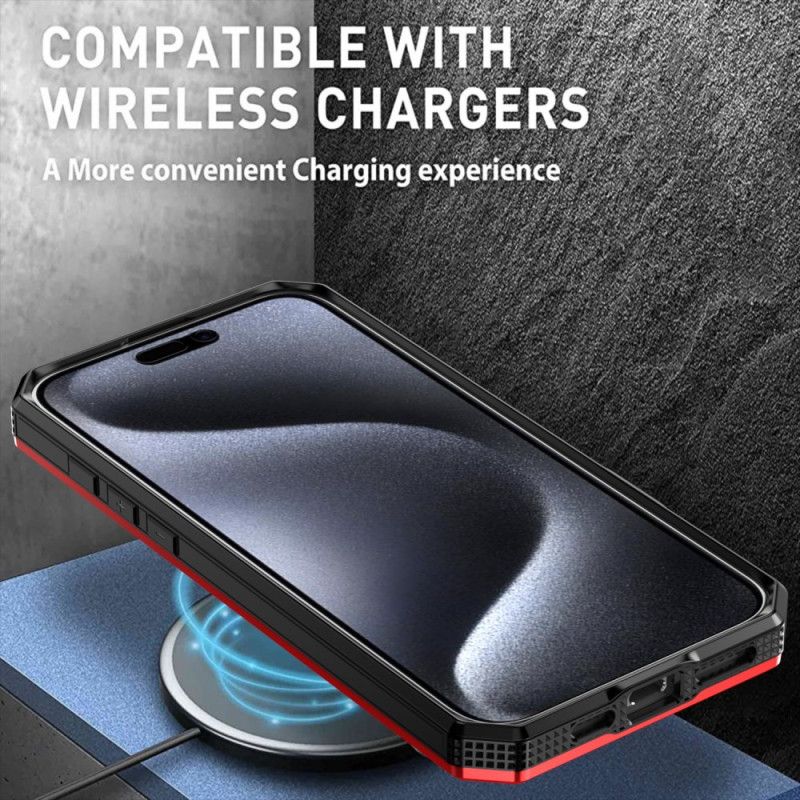 Kuori iPhone 16 Pro Max Metal Effect Magsafe -yhteensopiva Suojakuori