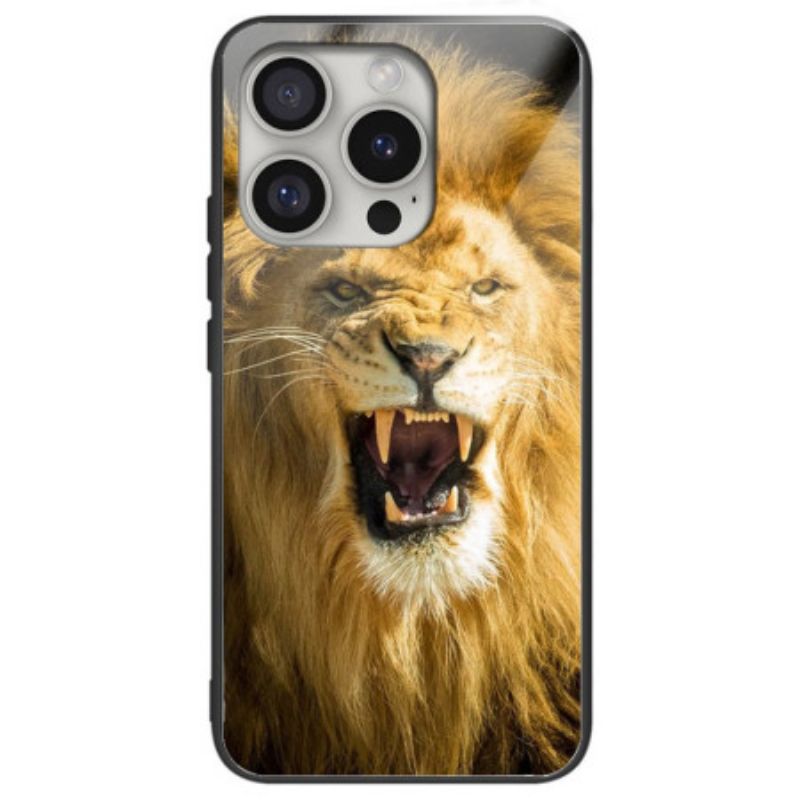 Puhelinkuoret iPhone 16 Pro Max Leijonakarkaistu Lasi