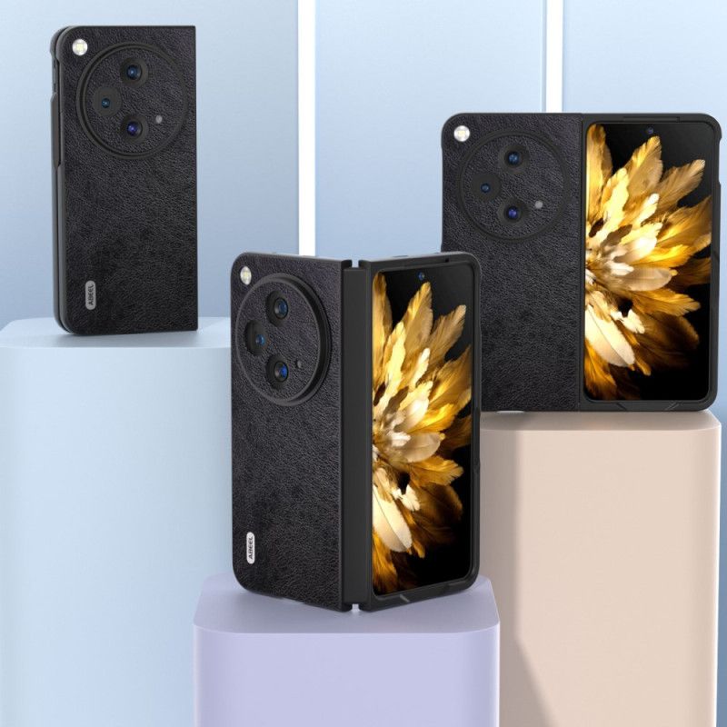 Kuori Oppo Find N3 Abeel Lychee Leather Effect Suojakuori