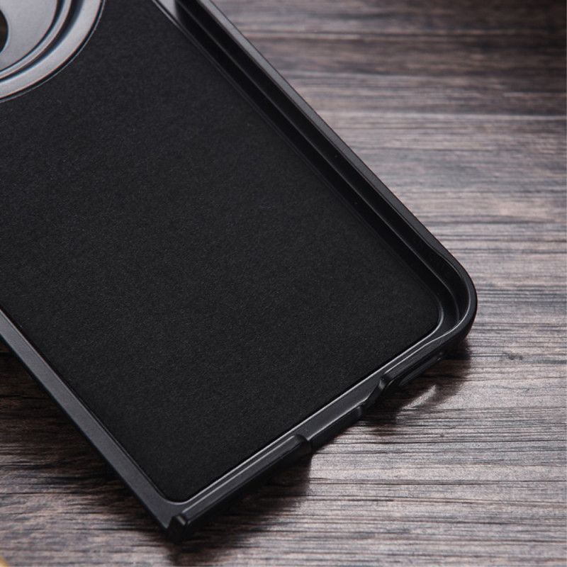 Kuori Oppo Find N3 Keinonahkaa Jalustalla