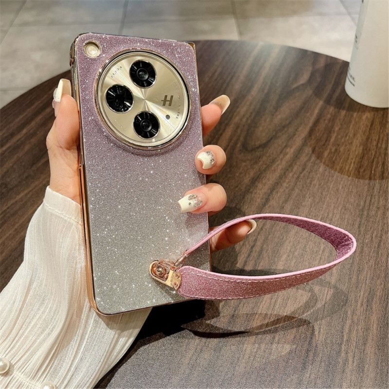 Kuori Oppo Find N3 Kiiltävä Pinta Ja Ranneke Suojakuori