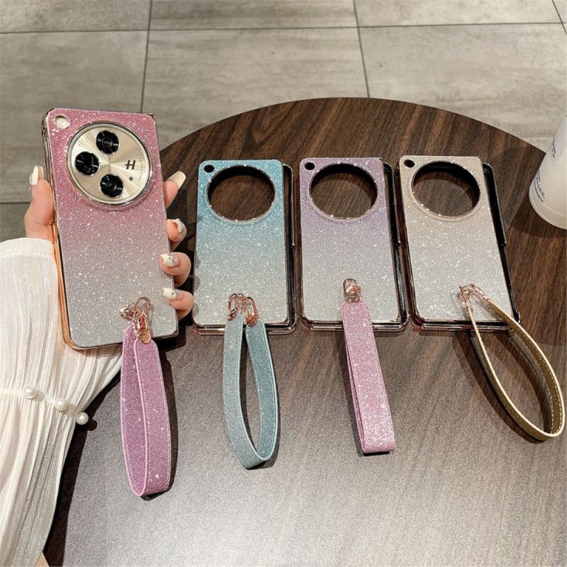 Kuori Oppo Find N3 Kiiltävä Pinta Ja Ranneke Suojakuori