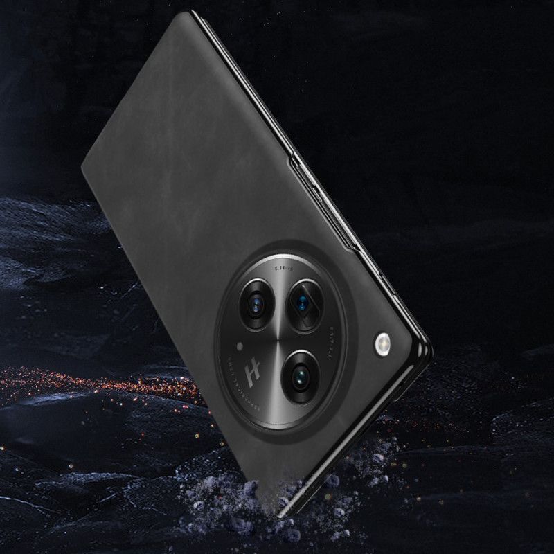 Nahkakotelo Oppo Find N3 Klassinen Nappanahka