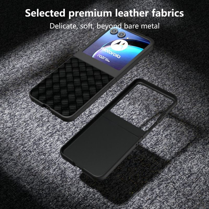 Case Motorola Razr 50 Puhelinkuoret Kudottu Rakenne