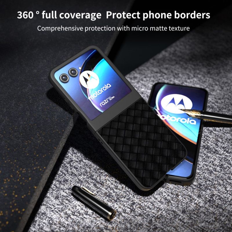 Case Motorola Razr 50 Puhelinkuoret Kudottu Rakenne