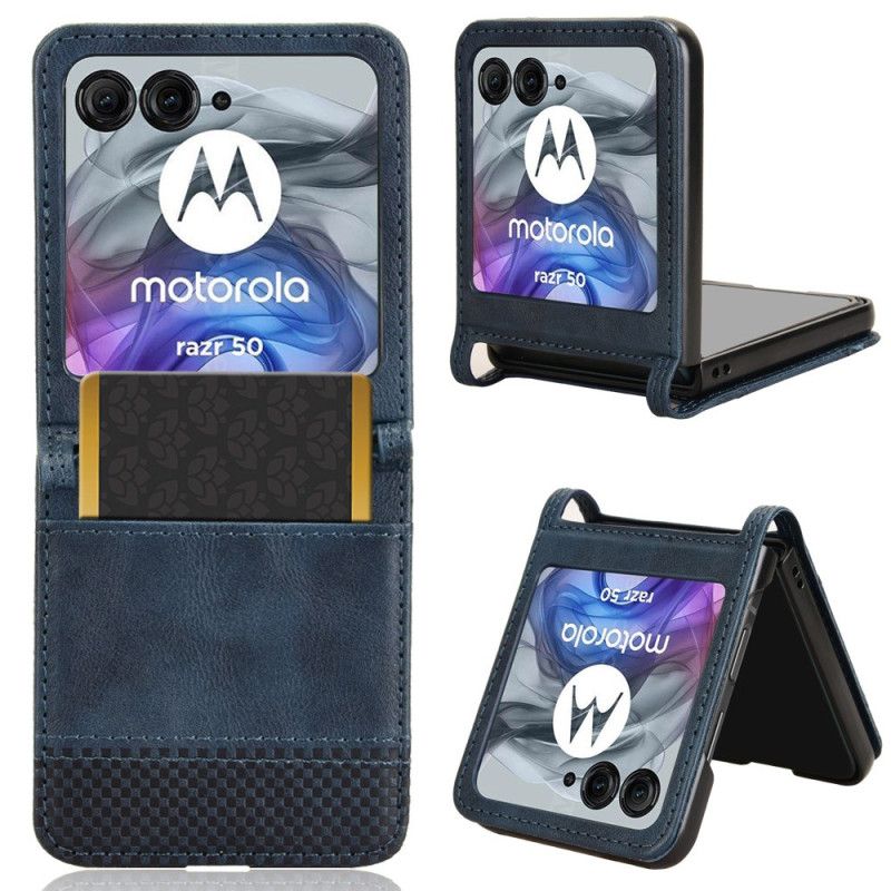 Kuori Motorola Razr 50 Vintaga Frieze -korttikotelo