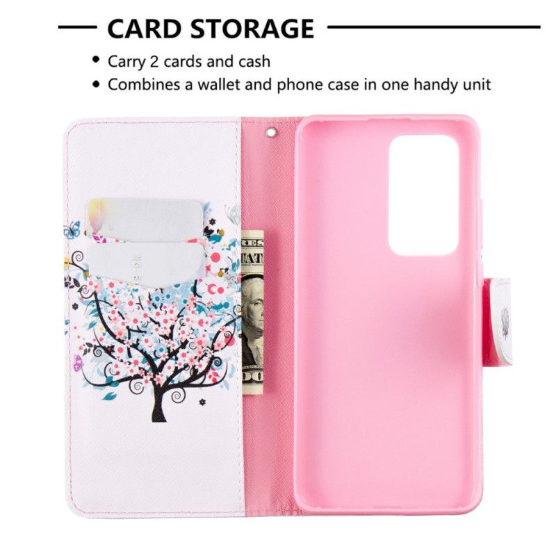 Kotelot Huawei P40 Pro Kukallinen Puu Suojakuori