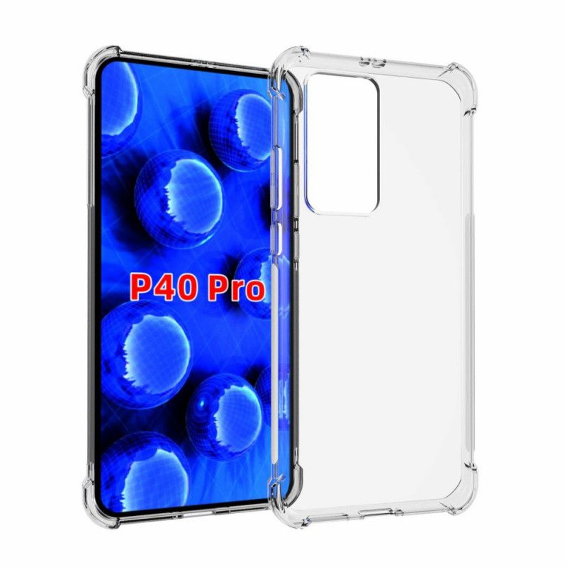 Kuori Huawei P40 Pro Läpinäkyvät Vahvistetut Kulmat Suojakuori