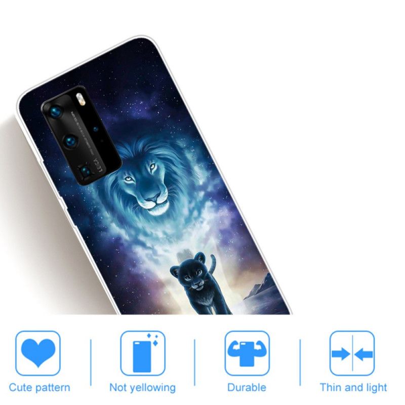 Kuori Huawei P40 Pro Leijonanpentu