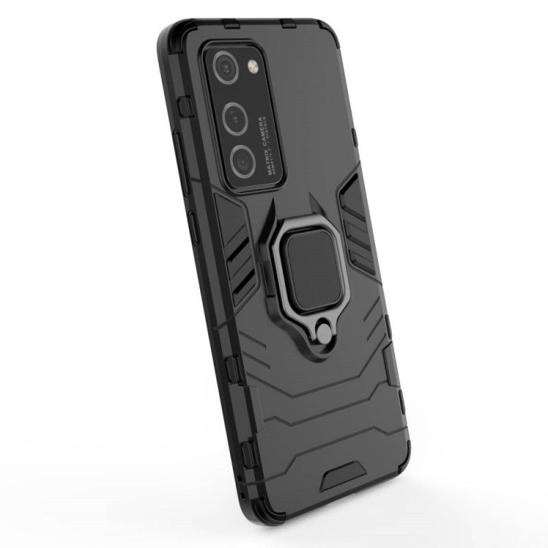 Kuori Huawei P40 Pro Punainen Musta Kestävä Rengas