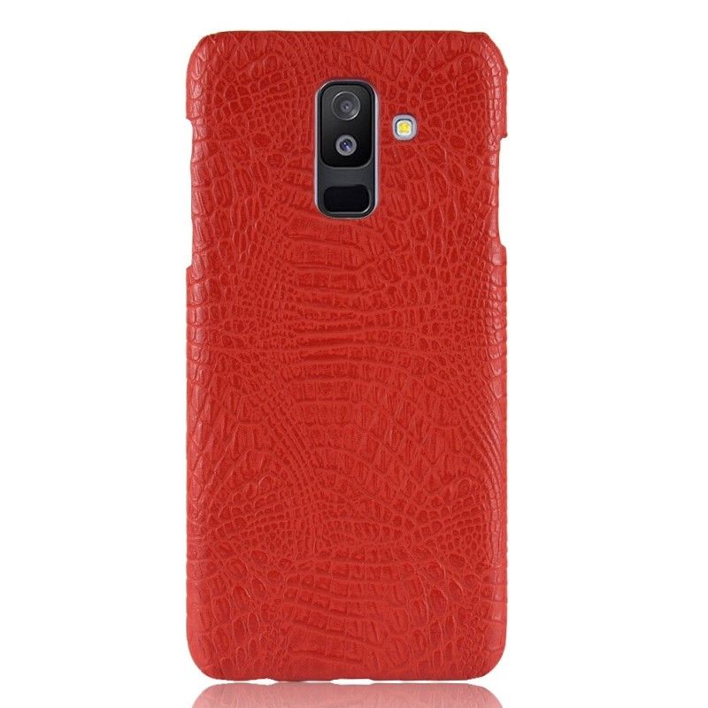 Kuori Samsung Galaxy A6 Plus Musta Krokotiilin Ihovaikutus