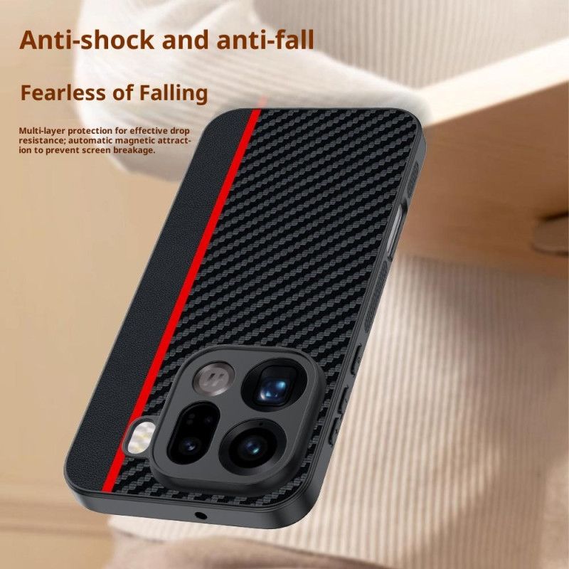 Case Oppo Find X9 Pro 5g Puhelinkuoret Jäykkä Hiilikuitukuvioinnilla