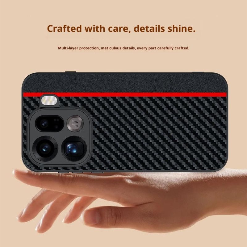 Case Oppo Find X9 Pro 5g Puhelinkuoret Jäykkä Hiilikuitukuvioinnilla