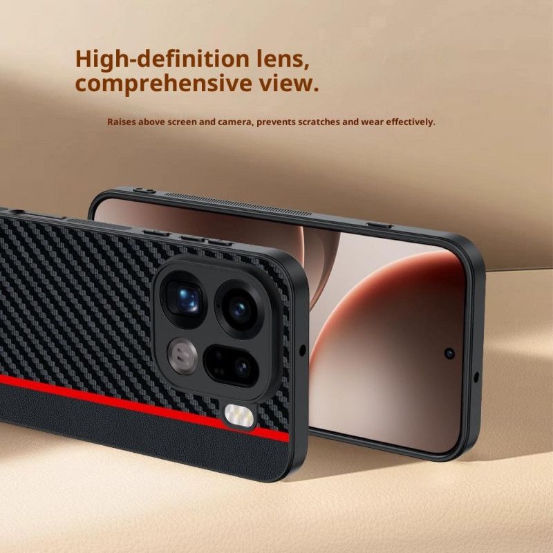 Case Oppo Find X9 Pro 5g Puhelinkuoret Jäykkä Hiilikuitukuvioinnilla