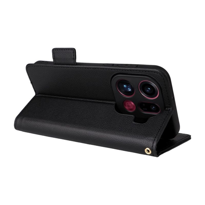 Kotelot Oppo Find X9 Pro 5g Hihnoilla Koristeltu Tekonahka