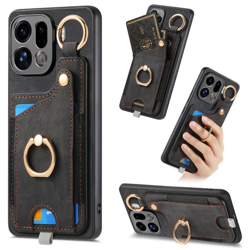 Kuori Oppo Find X9 Pro 5g Korttikotelo Ja Sormuskotelo Suojakuori