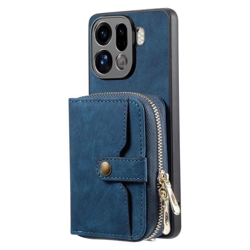 Kuori Oppo Find X9 Pro 5g Vetoketjullinen Korttikotelo Ja Olkahihna Suojakuori