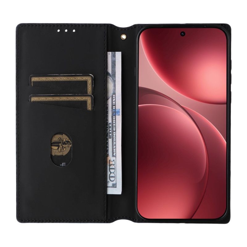 Nahkakotelo Oppo Find X9 Pro 5g Timanttikuvio