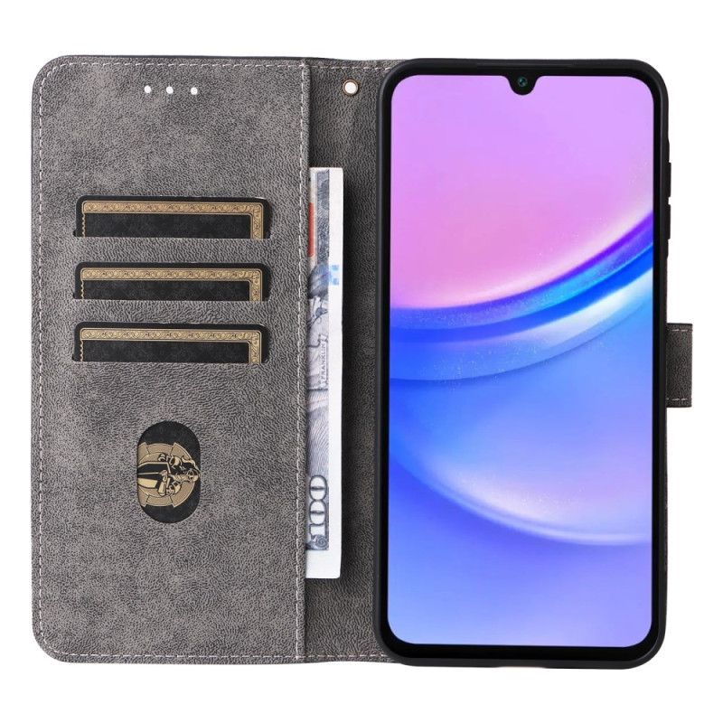 Kotelot Samsung Galaxy A16 5g Vintage Mokkanahkaefekti Suojakuori