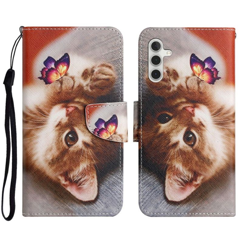 Kuoret Samsung Galaxy A16 5g Perhos- Ja Kissakuvio