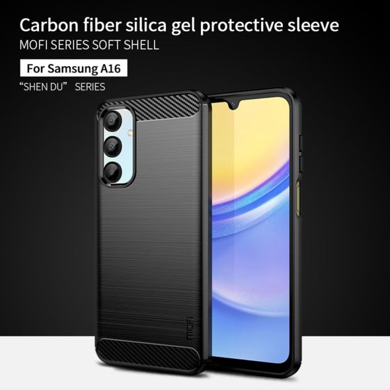 Kuori Samsung Galaxy A16 5g Mofi Harjattu Hiilikuitu