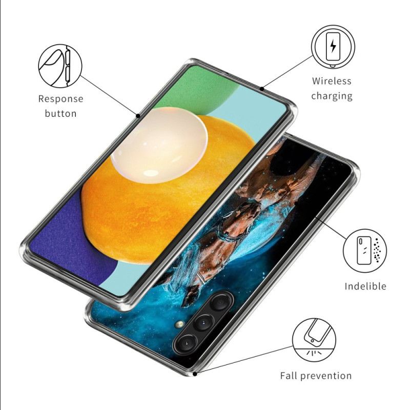 Kuori Samsung Galaxy A16 5g Silikonihevonen Suojakuori
