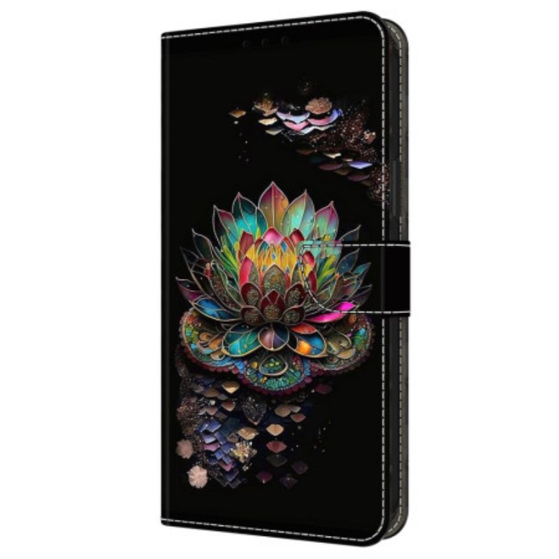 Nahkakotelo Samsung Galaxy A16 5g Kukkakuvio